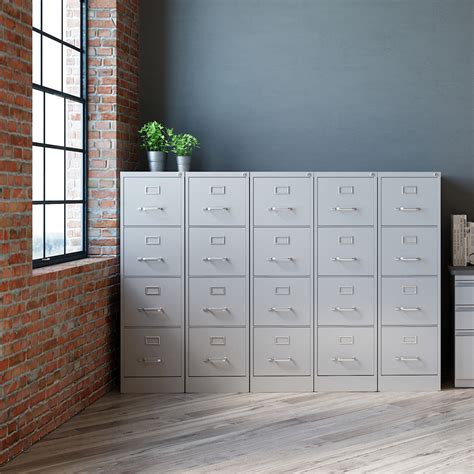 25 deep steel file cabinet|OfficeSource Steel Vertical File Collection 4 Drawer .